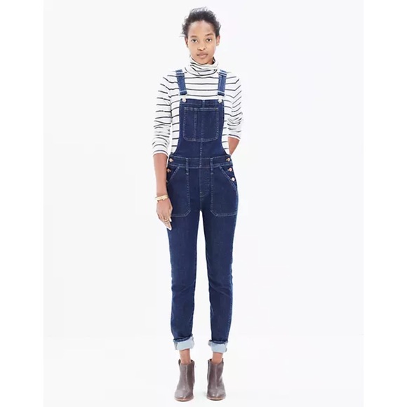Madewell Pants - Madewell skinny denim overalls in Judd wash Size XXS